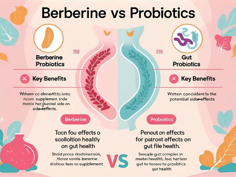 berberine vs probiotics for gut health