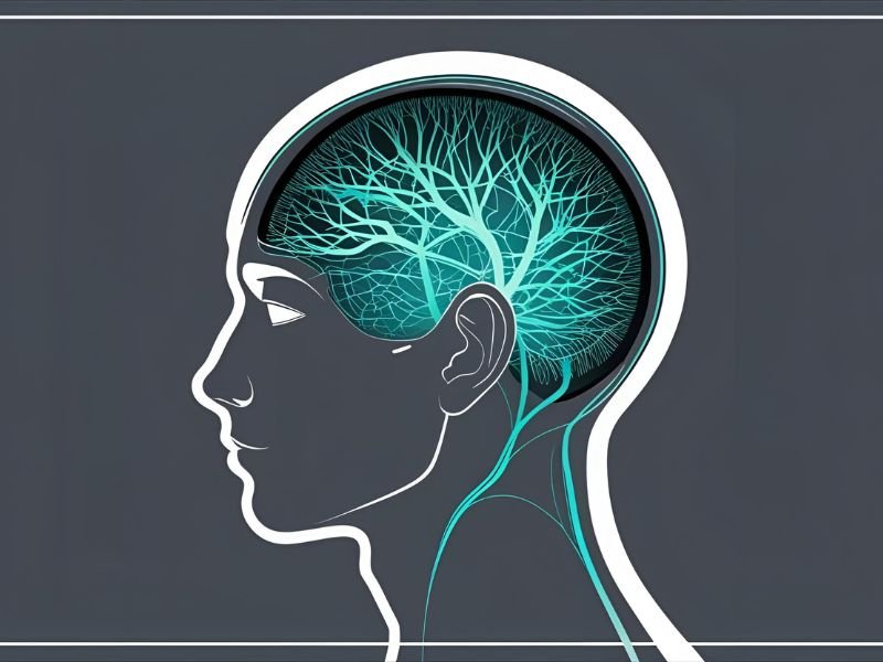 A conceptual image showing a human head silhouette with glowing neural pathways, representing how nootropics work as brain health supplements.