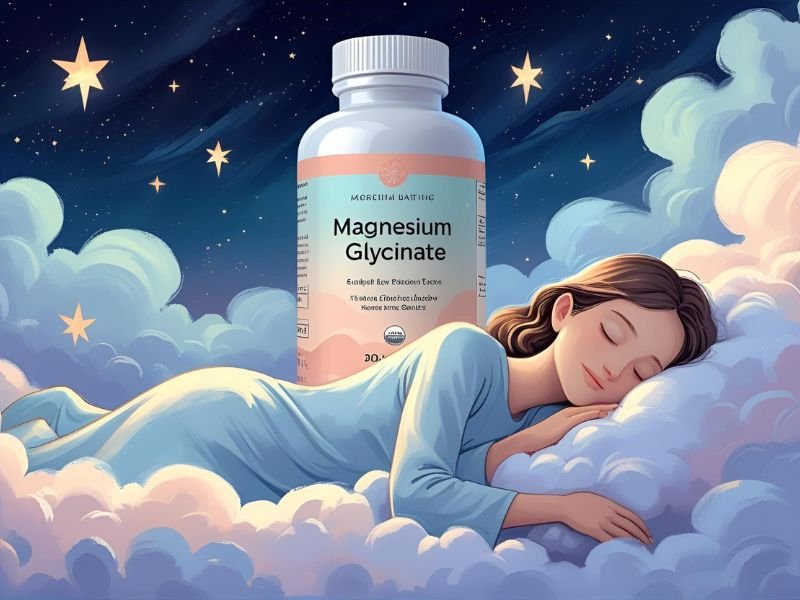 Magnesium Glycinate - Stress Relief Supplement iHerb 2025