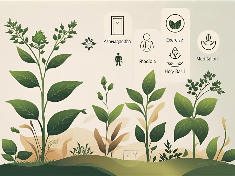 30-day adaptogen stress relief and energy plan